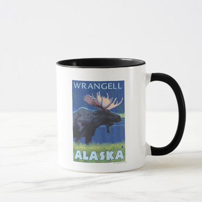 Caneca Moose da Noite - Wrangell, Alaska (Direita)