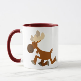 Caneca Moose de desenho de Feliz
