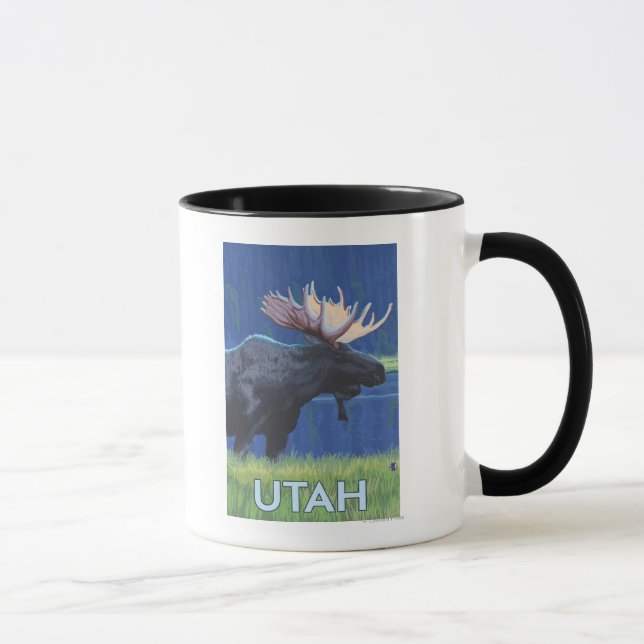 Caneca Moose em MoonlightUtah (Direita)