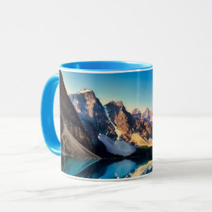 Caneca Moraine Lake, Canadá,