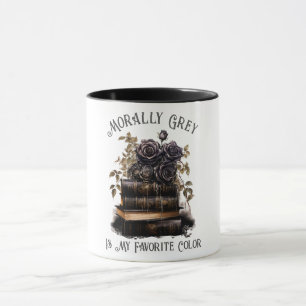 Caneca Moralmente Cinza é Minha Cor Favorita, Amante de L