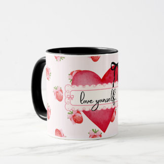 Caneca Morango Coquette Ama-Se Mug
