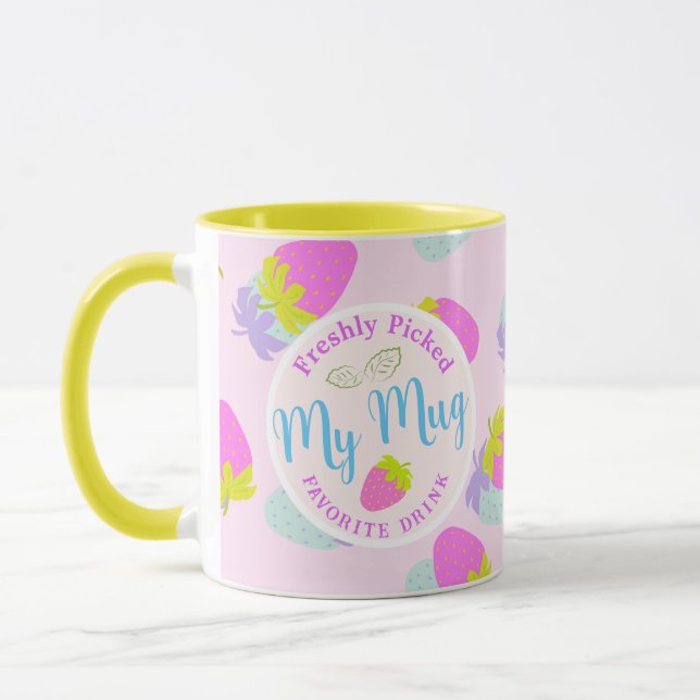 Caneca Morango Rosa (Esquerda)