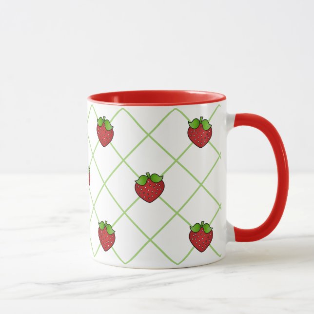 Caneca Morangos Mug (Direita)