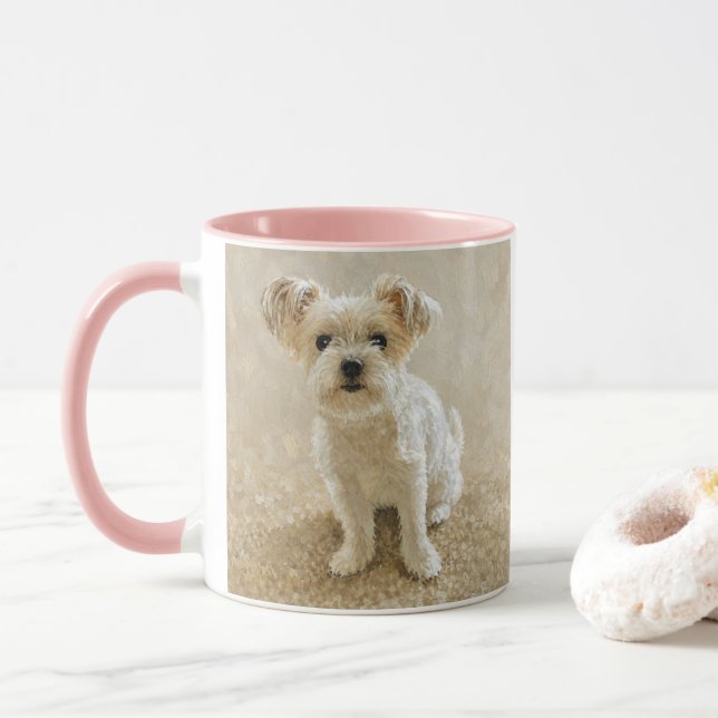 Caneca Morkie Love Como (Com Donut)