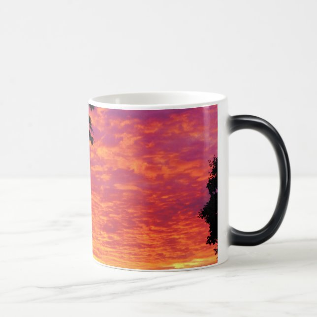 Caneca Morphing da cor do por do sol (Direita)