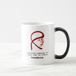 Caneca morphing do AIDS da CARA