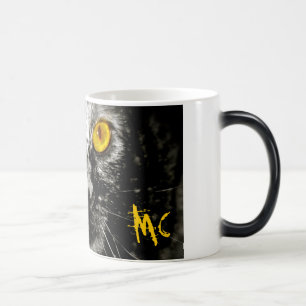 Caneca Morphing do gato do macaco