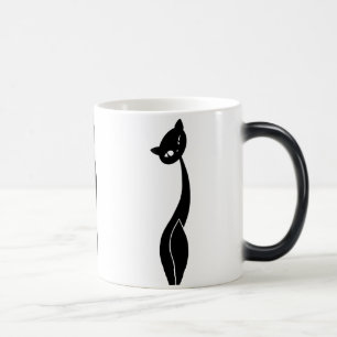 Caneca Morphing do gato preto