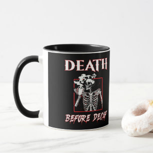 Caneca Morte Antes de Descafeinado