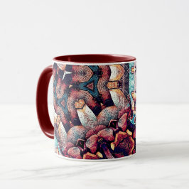 Caneca Mosaico de Semente de Bordo