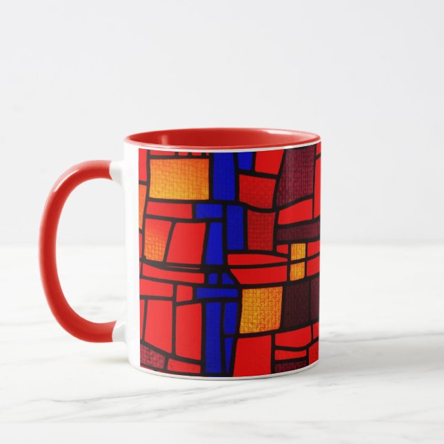 Caneca Mosaico de Vidro Mantido (Esquerda)