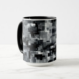 Caneca Mosaico Matriz Monocromático