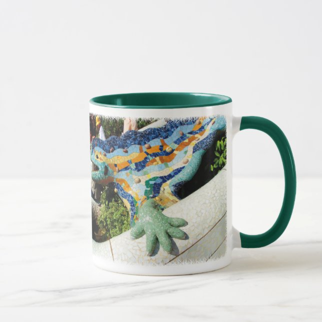 Caneca Mosaicos do lagarto de Gaudi (Direita)