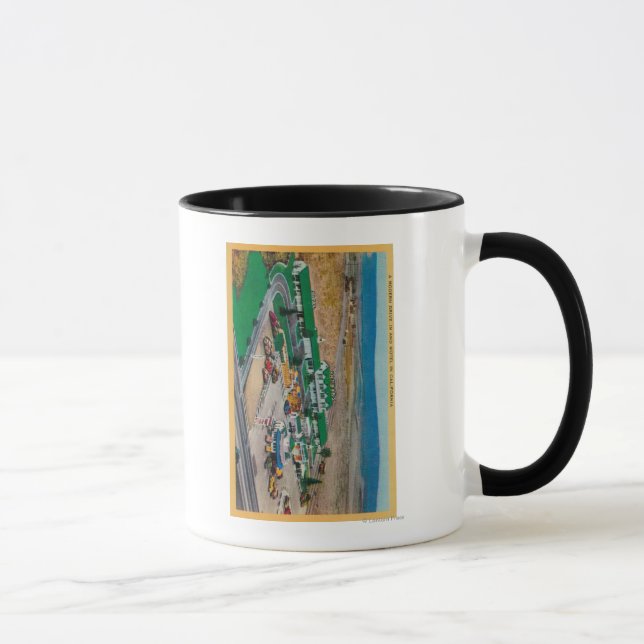 Caneca Motel Patmars e Drive-InState moderno (Direita)