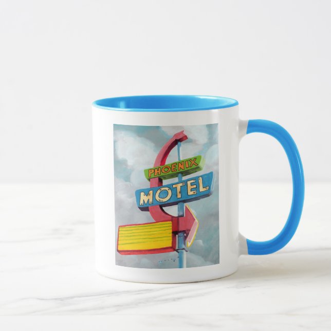 Caneca Motel Watercolor Phoenix (Direita)