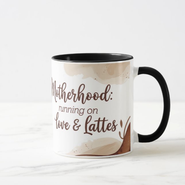 Caneca Motherhood Love & Lattes Coffee Mug (Direita)