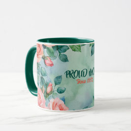 Caneca Mother's Day Mug Text "MOM" "Since 1972"