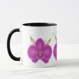 Caneca Mother's Day Mug with Floral Pattern and Heartfelt