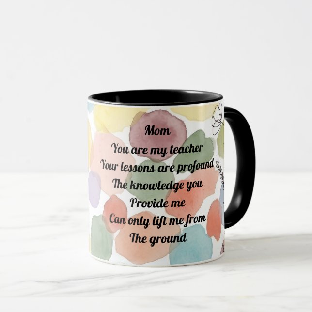 Caneca Mother's Day Poem (Frente Esquerda)
