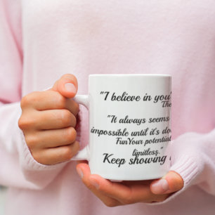 Caneca Motivação acredito em você