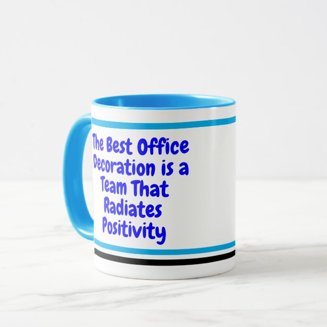 Caneca Motivação da Equipe de Trabalho Positiva (Oferta d (Frente Esquerda)