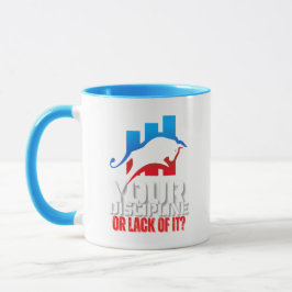 Caneca Motivação do trader | Alta | Disciplina