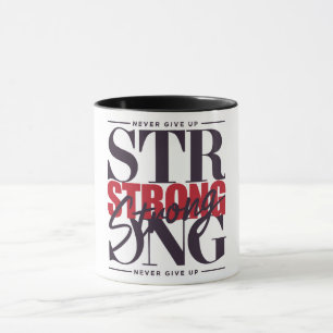 Caneca Motivação Nunca Desistir