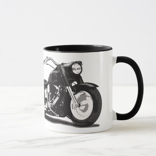 Caneca Motocicleta preta (Direita)