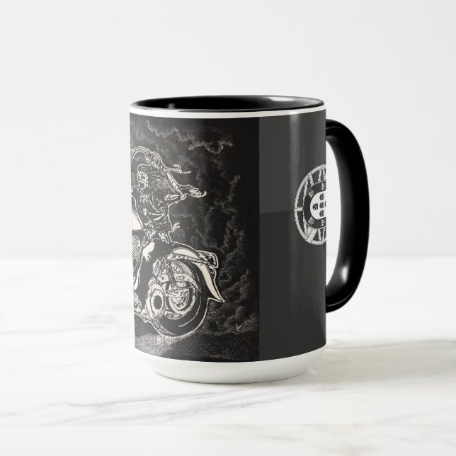 Caneca motociclista portuguesa (Frente Esquerda)
