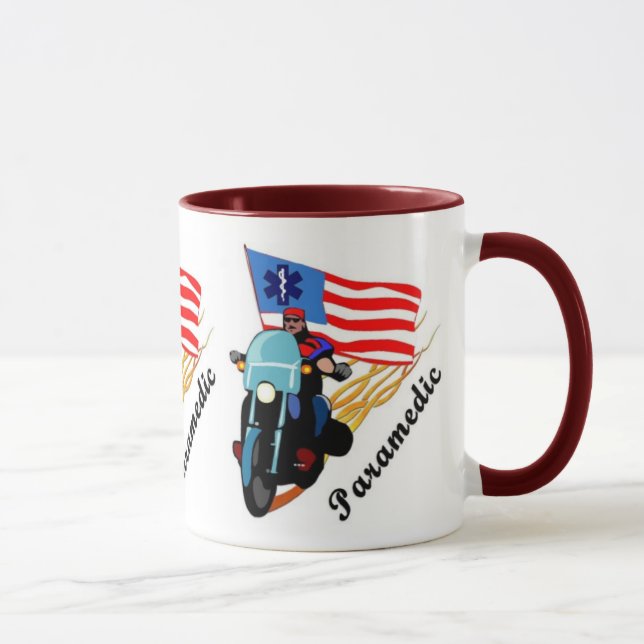 Caneca Motociclistas do paramédico (Direita)