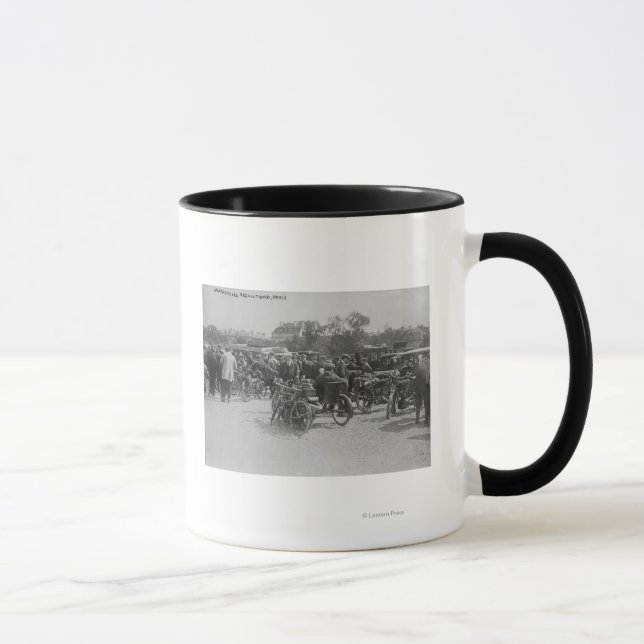 Caneca Motociclos requisitados, Fotografia de Paris (Direita)
