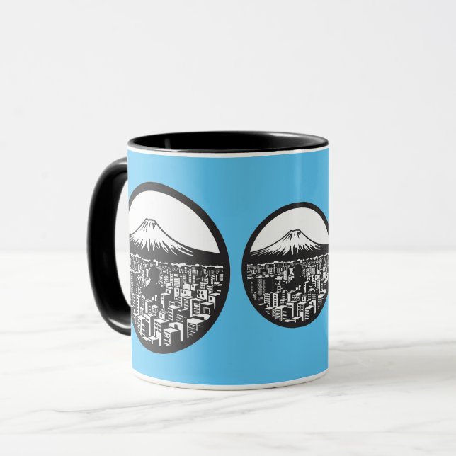 Caneca mount fuji,japan,mug (Frente Esquerda)
