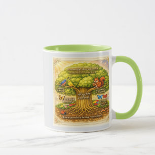 Caneca mova-se ao longo do dia de forma constante, induzi