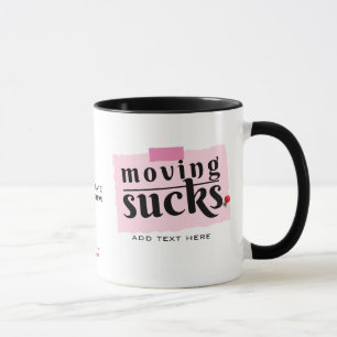 Caneca Mover Porra! Moderno Engraçado Adeus Bom Tchau Pre