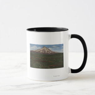 Caneca Mt. Capa, Oregon - vista da montanha da capa 2