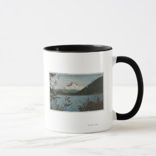 Caneca Mt. Capa, Oregon - vista da montanha de 2 perdidos