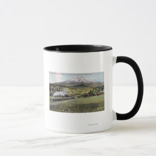 Caneca Mt. Shasta e trilho pacífico do sul