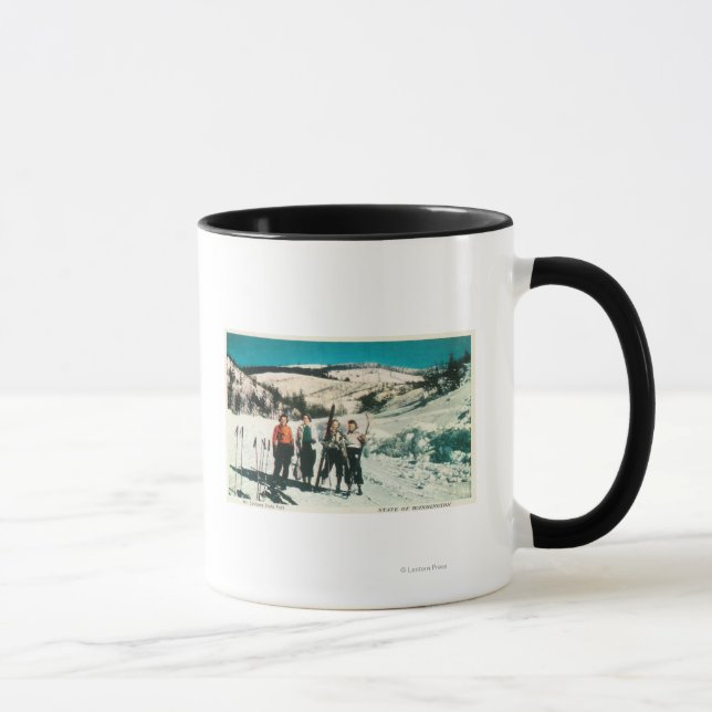 Caneca Mt. Spokane State Park Damas Skiing Washington (Direita)