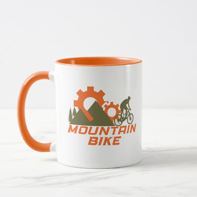 Caneca MTB Bicicleta de Montanha Downhill Moderna (Esquerda)