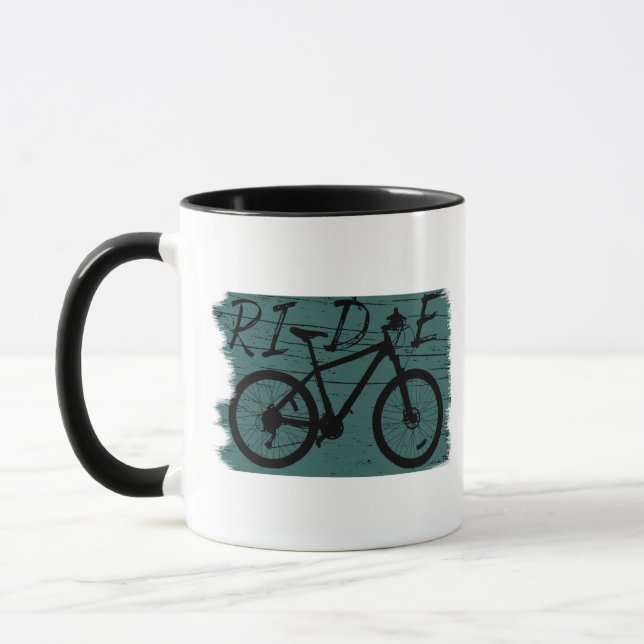 Caneca MTB Downhill Vintage - Pedale sua Mountain Bike (Esquerda)