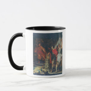 Caneca Mucius Scaevola antes de Lars Porsena, c.1618-20