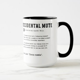 Caneca Muda Acidental - Bloqueio de Chamada de Zoom Cláss