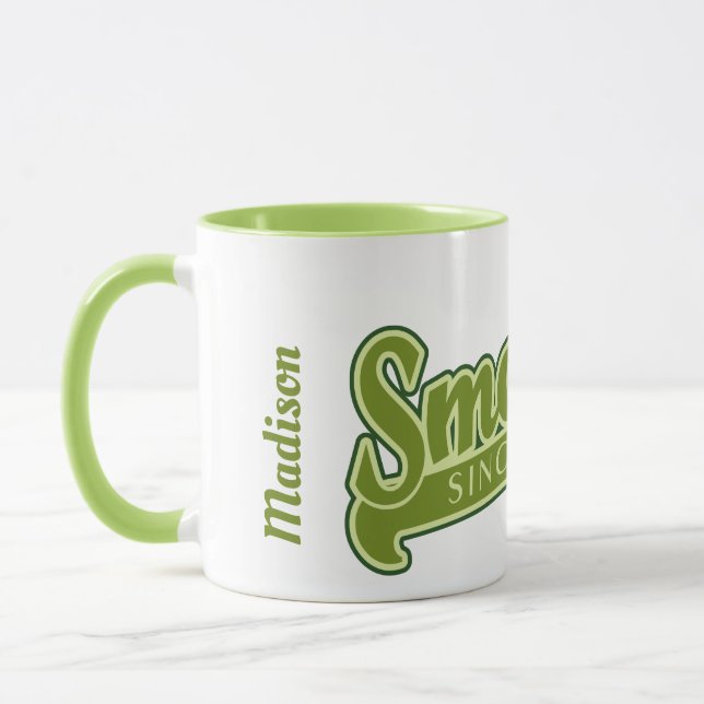 Caneca Mudanças de nome personalizado SMOOTH (Esquerda)