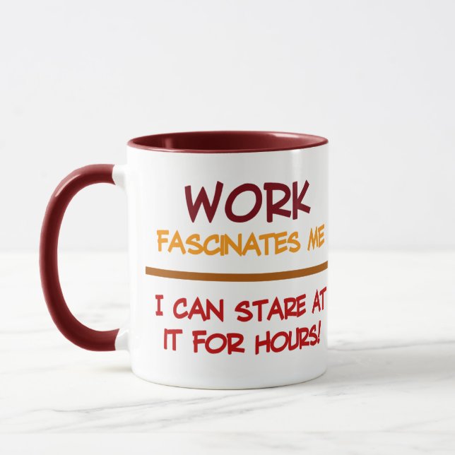 Caneca Mudanças de trabalho - escolha estilo e cor (Esquerda)