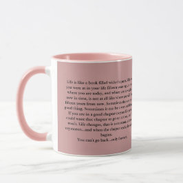 Caneca Mudanças de vida de presentes inspiracionais