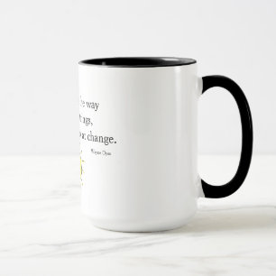 Caneca Mude a maneira que você olha coisas - tintureiro