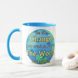 Caneca Mude o Mundo - Jogue Pickleball