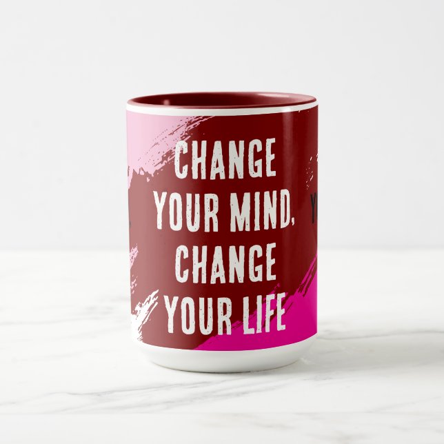 Caneca Mude Sua Mente, Mude Sua Vida (PURPLE) (Centro)