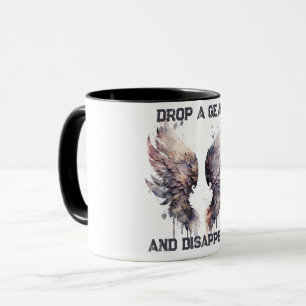 Caneca Mude uma Marcha e Desapareça, Motocicleta